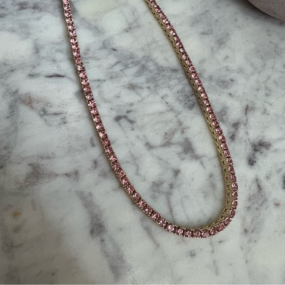 Baublebar bennett crystal tennis necklace Clearance